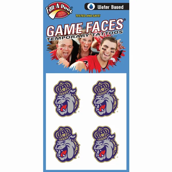 Innovative C234R JAMES MADISON Fan-a-peel  Gamesfaces Water Tattoos (p