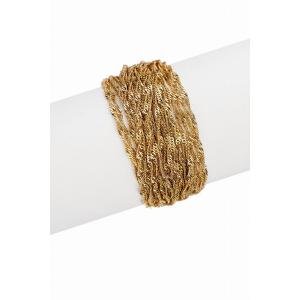 Saachiwholesale 608999 Multi Strand Chain Bracelet (pack Of 1)