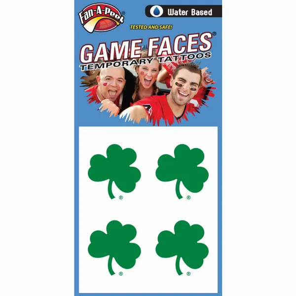 Innovative CH59R NOTRE DAME Fan-a-peel  Gamesfaces Water Tattoos (pack