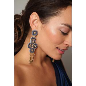 Saachiwholesale 614479 Lavasa Statement Earring (pack Of 1)