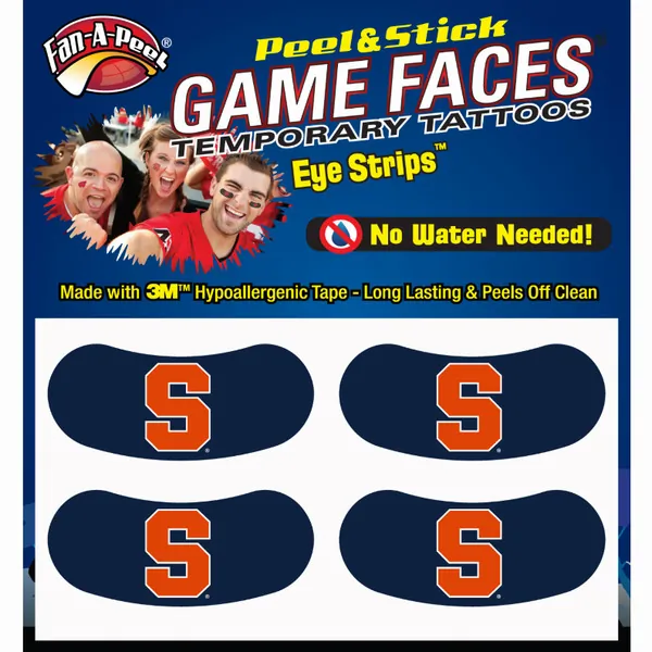 Innovative ES66R SYRACUSE Black Eye Strips Fan-a-peel  Gamesfaces (pac