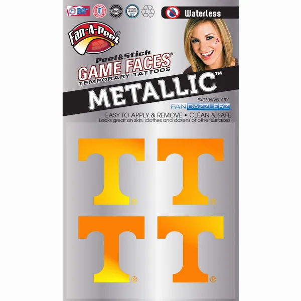 Innovative MTL67R TENNESSEE Metallic Peel  Stick Fan-a-peel  Gamesface