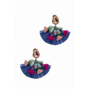 Saachiwholesale 610013 Multi Tassel Fiesta Earring (pack Of 1)