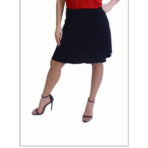 Island SH011-B-P2 2 Tier Skort With Side Seam Pockets And Elasticized 