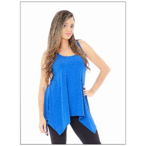 Island T555-RO2 Sleeveless Sharkbite Tunic (pack Of 1)