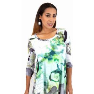 Island T1002-J-12-U-10534 Top Digital Print Tunic (pack Of 1)