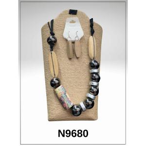 Island N9608-OS1 Necklace Set And Earrings (pack Of 1)