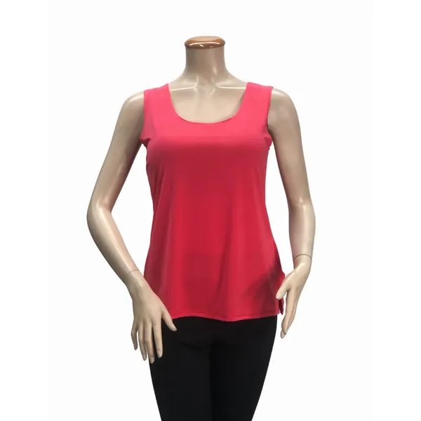 Island T318-C4 Round Neck Basic Solid Tank Top (pack Of 1)