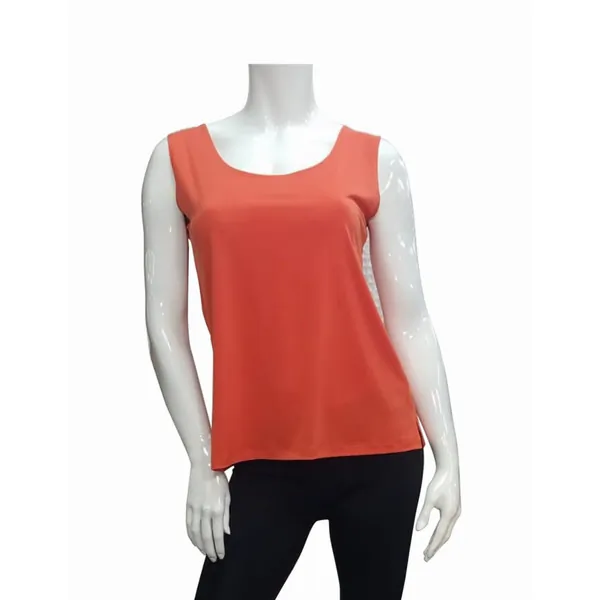 Island T318-O-P1 Round Neck Basic Solid Tank Top (pack Of 1)