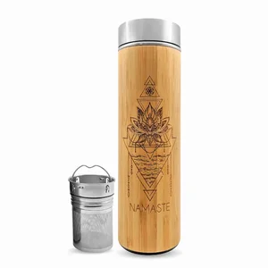500NAMASTEV2 | Bhavana Bottle NAMASTE Eco-Friendly Bamboo