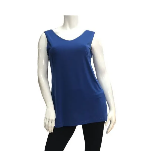 Island T365-RO4 Tank Top With Reversible Neckline (pack Of 1)