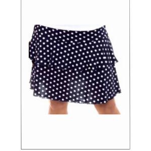 Island SH001-5006-N5 3 Tier Printed Skort With The Ruffle In The Cente