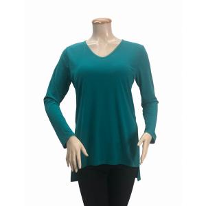 Island T621-J4 Full Sleeve High Low Comfy Casual Tunic Top (pack Of 1)