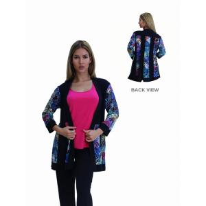 Island T308-1220-P1 Multi Color Block Cardigan (pack Of 1)