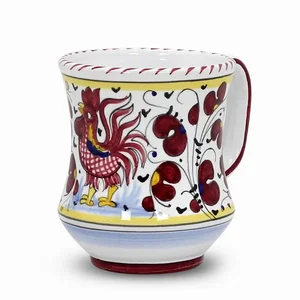 0575-ORR | Artistica Italian Gallery ORVIETO Rooster Mug