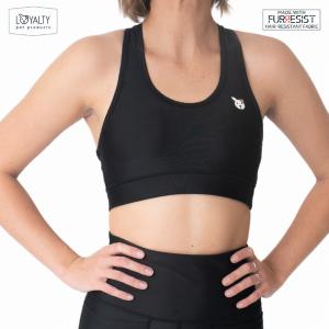 Ry LPP-Bra-SM-P Black Fur Resistant Sports Bra (pack Of 1)