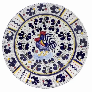 BR0006 | Artistica Italian Gallery ORVIETO ROOSTER Charger