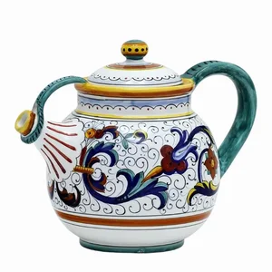 Artistica Italian Gallery Handcrafted RICCO DERUTA Teapot -