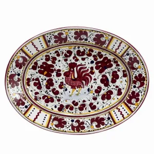 Artistica RR0012 Orvieto Rooster Platter (pack Of 1)