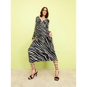 Nocturne N22YN2002-0007-XL Zebra Print Dress (pack Of 1)