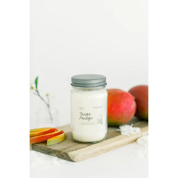 Our SQ6241088 Exotic Mango  Tangerine Candle - 16oz
