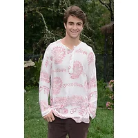 Jayli Imports-AS108Mshirt:AS108-whtred-S