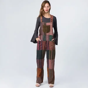 Jayli Imports HUCKLEBERRY OVERALLS Heavy Cotton Patchwork -