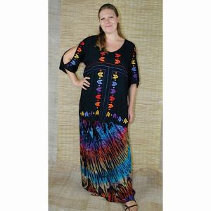 Jayli BD202Wskirt:BD202-L Carla Skirt Rayon Long Bell Skirt (pack Of 1