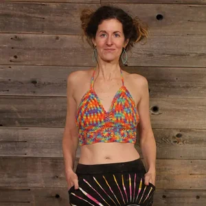 CO5Wtop:CO5-rain | Jayli Imports Colorful Hand-Crocheted