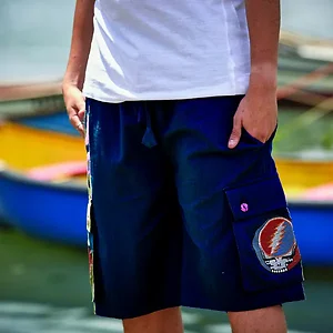GD117GDMShorts:GD117-blk-M | Jayli Imports Grateful Dead