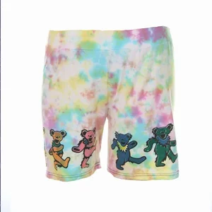 Jayli Imports Pastel Tie Dye Booty Shorts - Grateful Dead