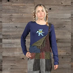 Jayli Imports-AB149GDWTop:AB149GD-navy-L