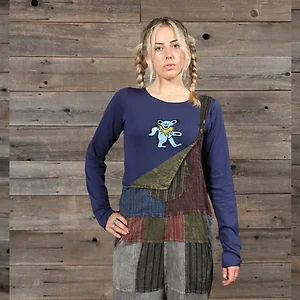 Jayli Imports AIKO Cotton Long Sleeve Top with Bear