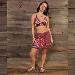 Jayli Imports-PSGD22-41WSkirt:PSGD22-41-plum-M