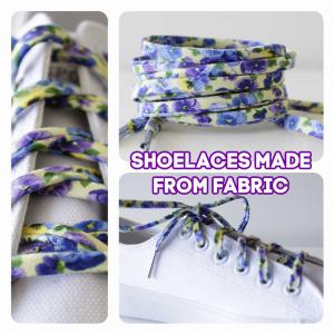 Cutelaces '7014315 Perfect Floral Gift With Pansies Shoelaces (pack Of