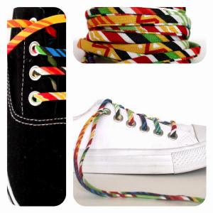 Cutelaces '7011936 South West Stripes Shoelaces (pack Of 1 Pack Of 1 P