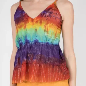 AB27WTop:AB27-s | Jayli Imports Spaghetti Strap Tie Dye