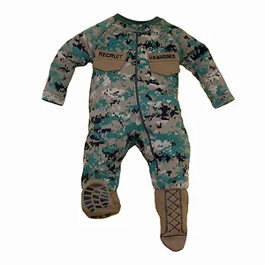 5302 L | Trooper Clothing Camo Baby Uniform Crawler - 6 to
