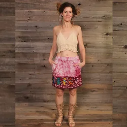 Jayli Imports-PSBEAR22-47WSkirt:PSBEAR22-47-marn/wht-XL