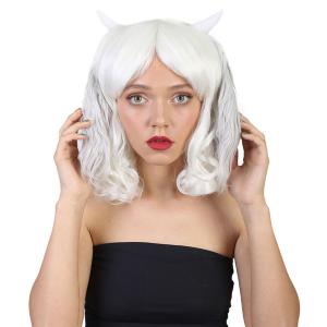 Goods HW-1092A Women's Undertale Asriel Wig With Horns (pack Of 1)