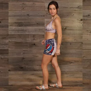 PSSYF22-48WShort:PSSYF22-48-purp/wht-S | Jayli Imports