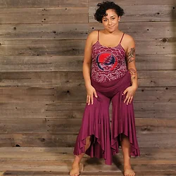 Jayli Imports-PAE345SWPants:pae345s-plum-S