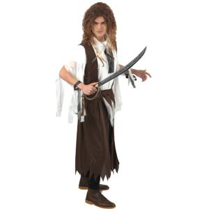 Goods F-02-001-S Caribbean Pirate Costume (pack Of 1)