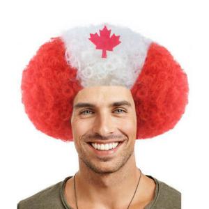 Goods HM-371A Canadian Flag Afro Wig (pack Of 1)