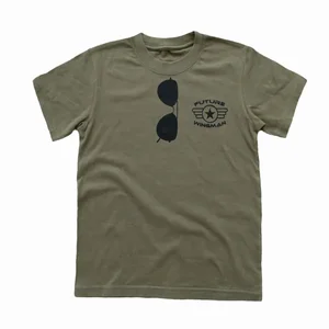 Trooper Clothing Youth Future Wingman T-Shirt - Army Green,
