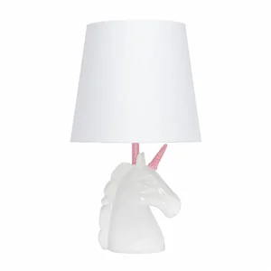 LT1078-PNK | All The Rages Inc Sparkling Unicorn Table Lamp