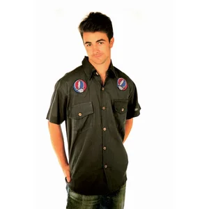 Jayli Imports Baby Blue Cotton Short Sleeve Grateful Dead