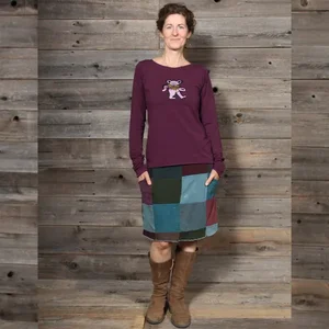 AB149GDWTop:AB149GD-purp-XL | Jayli Imports AIKO Cotton