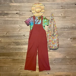 Jayli Imports SAWYER Enzyme Washed Heavy Cotton Overalls -
