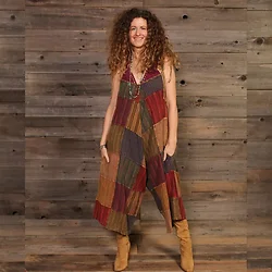 Jayli Imports-AR22-15WJumpsuit:AR22-15-brn-S